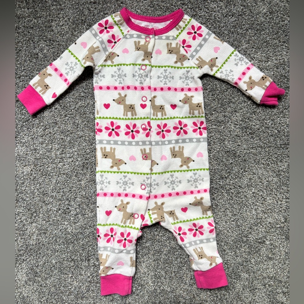 5/$15 Reindeer Kids One Piece Bodysuit